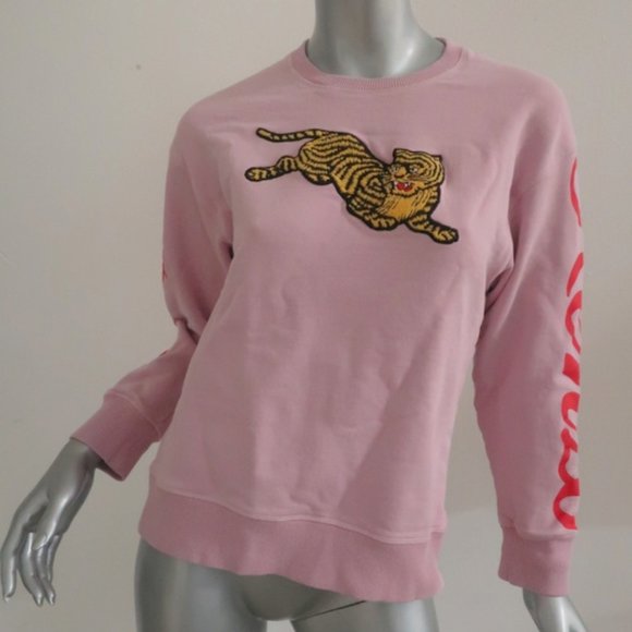 Kenzo Sweaters - Kenzo Jumping Tiger Sweatshirt Pink